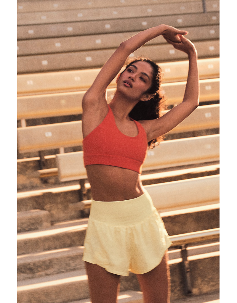 FREE PEOPLE MOVEMENT Carpe Diem Shorts in Sunlit Yellow