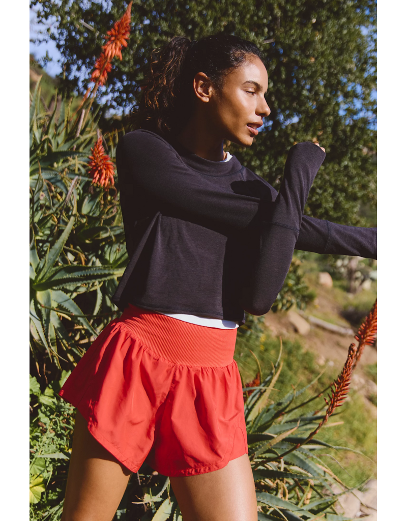 FREE PEOPLE MOVEMENT Carpe Diem Shorts in Grapefruit