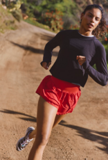 FREE PEOPLE MOVEMENT Carpe Diem Shorts in Grapefruit