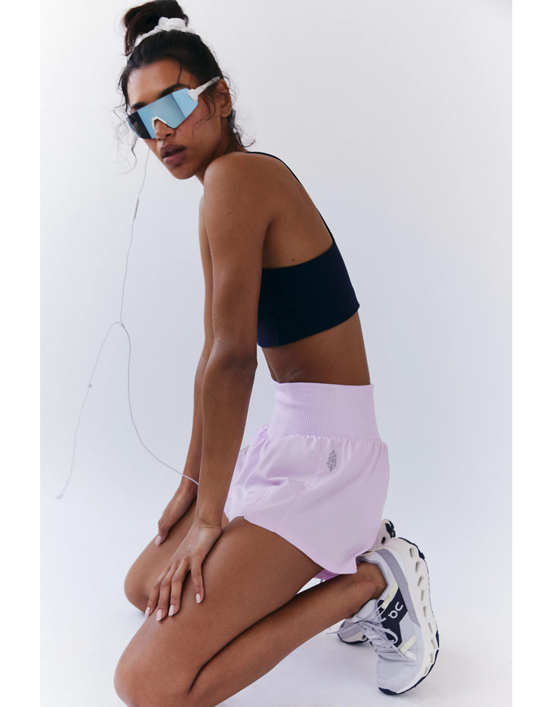 FREE PEOPLE MOVEMENT Carpe Diem Shorts in Powder Pink