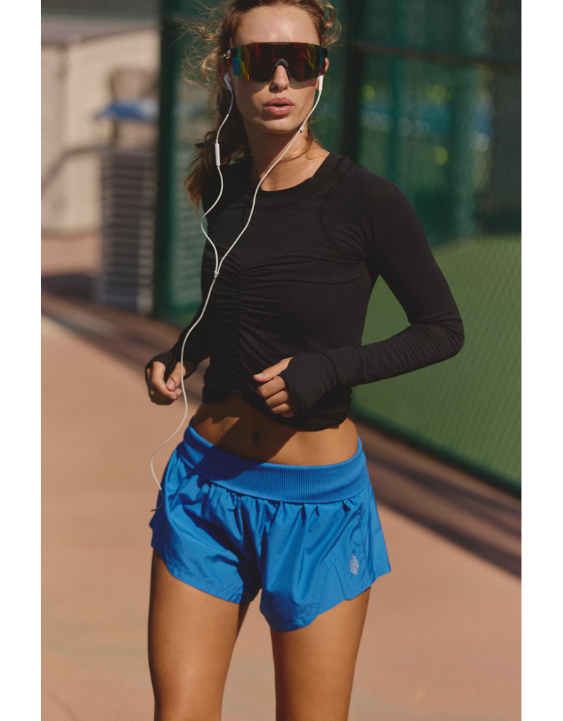 FREE PEOPLE MOVEMENT Carpe Diem Shorts in Light Cobalt