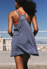 FREE PEOPLE MOVEMENT Hot Shot Mini Dress in Blue Indigo