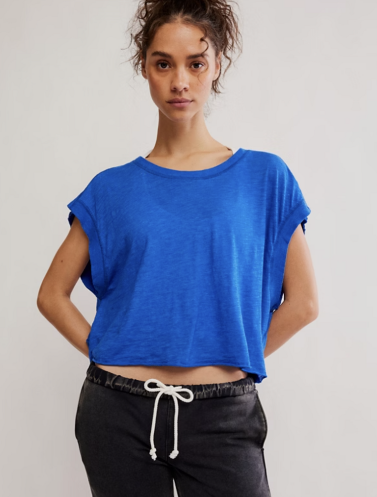 FREE PEOPLE MOVEMENT My Time Tee in Electric Shock