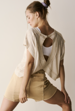 FREE PEOPLE MOVEMENT My Time Tee in Oatmeal Heather