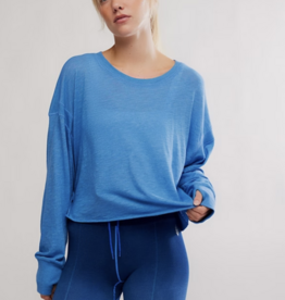 FREE PEOPLE MOVEMENT My Time Layer in Light Cobalt