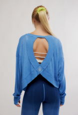 FREE PEOPLE MOVEMENT My Time Layer in Light Cobalt