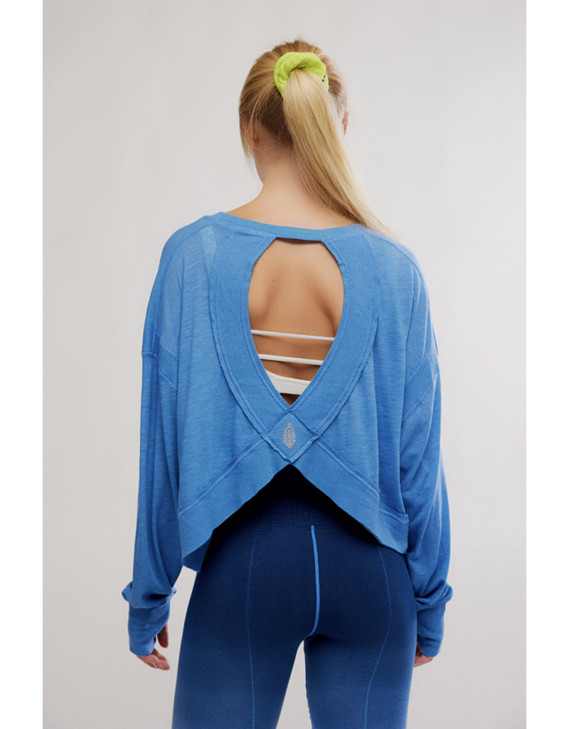 FREE PEOPLE MOVEMENT My Time Layer in Light Cobalt