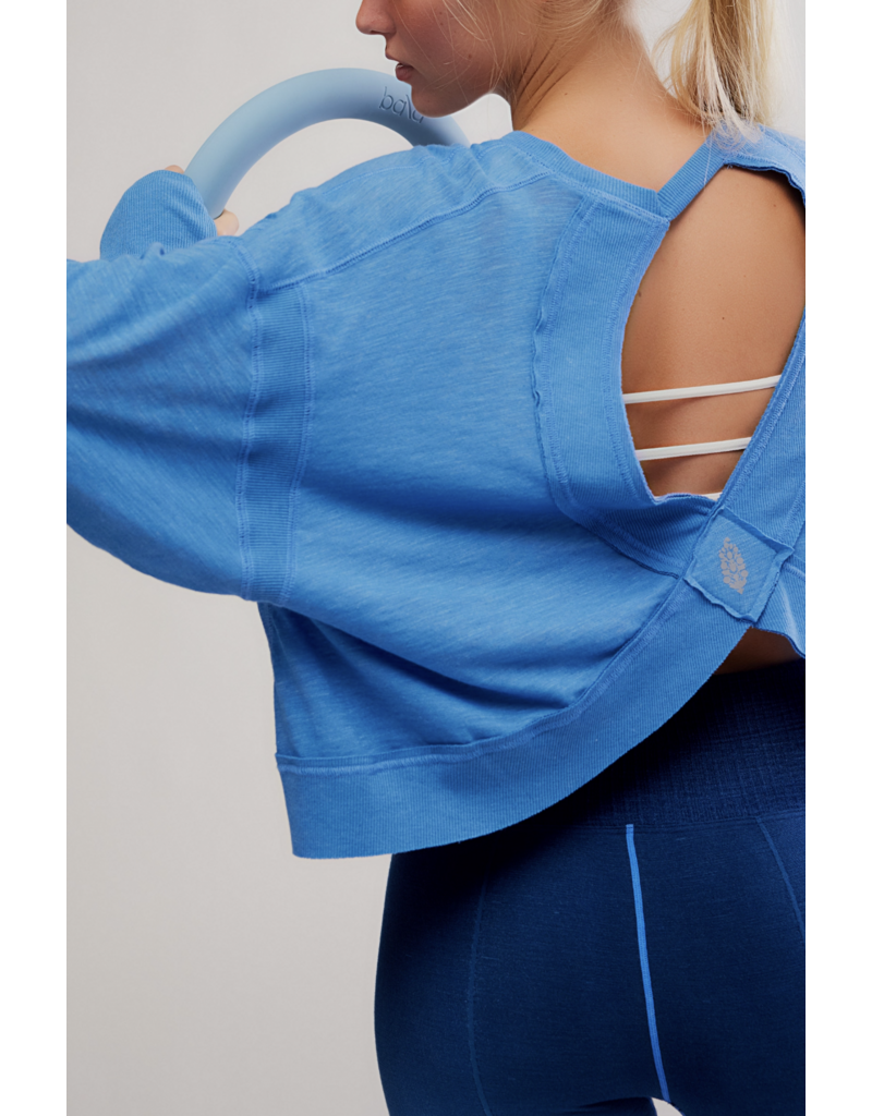 FREE PEOPLE MOVEMENT My Time Layer in Light Cobalt