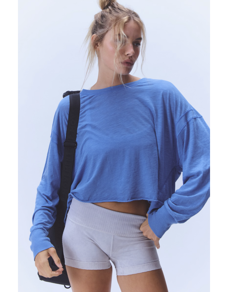 FREE PEOPLE MOVEMENT My Time Layer in Light Cobalt