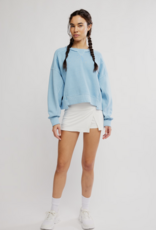 FREE PEOPLE MOVEMENT Intercept Pullover in Bright Blue