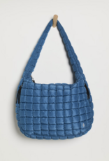 FREE PEOPLE MOVEMENT Quilted Caryall Tote Bag in Deep Teal