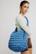FREE PEOPLE MOVEMENT Quilted Caryall Tote Bag in Deep Teal