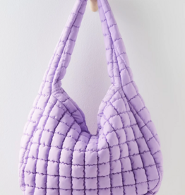 FREE PEOPLE MOVEMENT Quilted Caryall Tote Bag in Ultra Violet