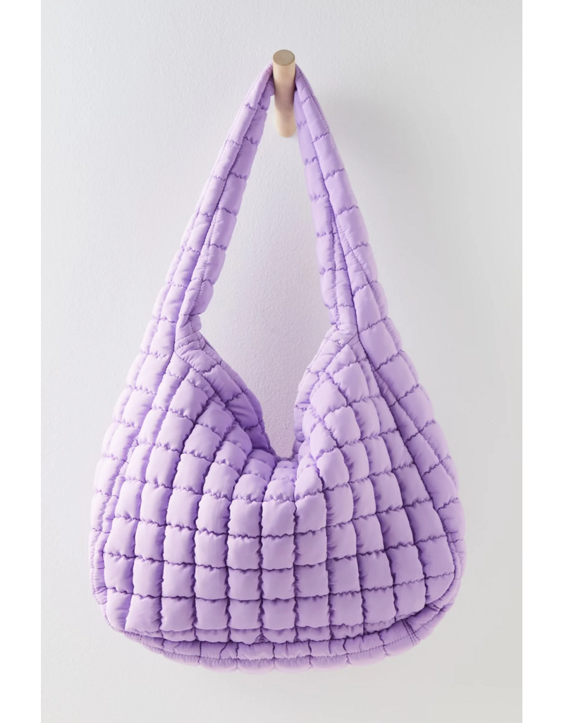 FREE PEOPLE MOVEMENT Quilted Caryall Tote Bag in Ultra Violet