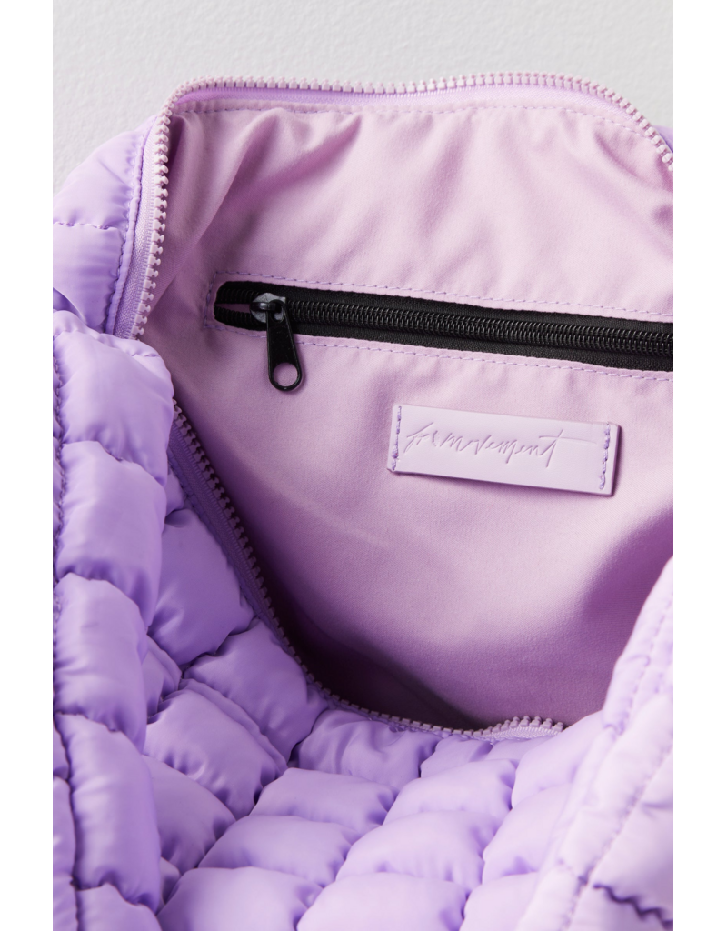 FREE PEOPLE MOVEMENT Quilted Caryall Tote Bag in Ultra Violet