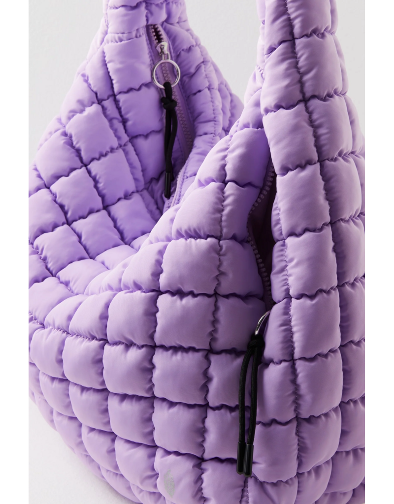 FREE PEOPLE MOVEMENT Quilted Caryall Tote Bag in Ultra Violet
