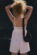 FREE PEOPLE MOVEMENT Hot Shot Strappy Romper in Bloom