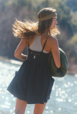 FREE PEOPLE MOVEMENT Hot Shot Strappy Romper in Black