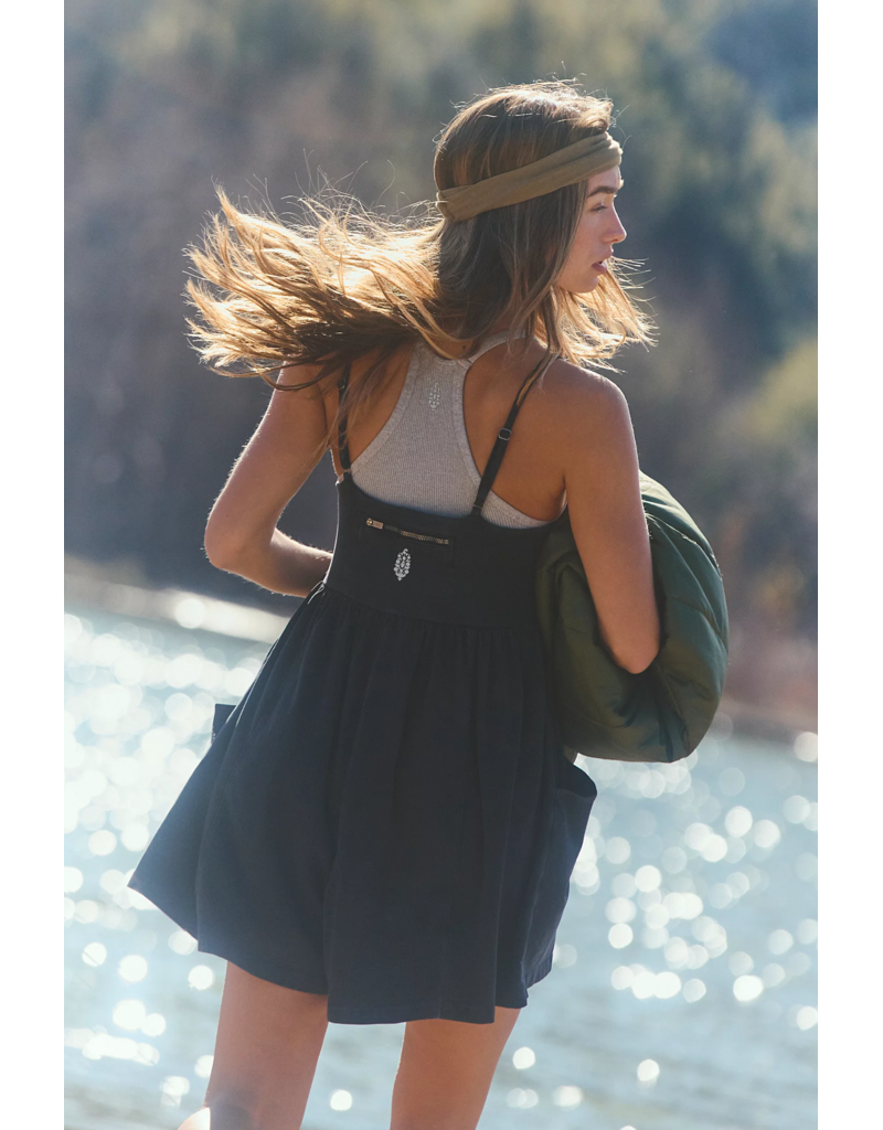 FREE PEOPLE MOVEMENT Hot Shot Strappy Romper in Black