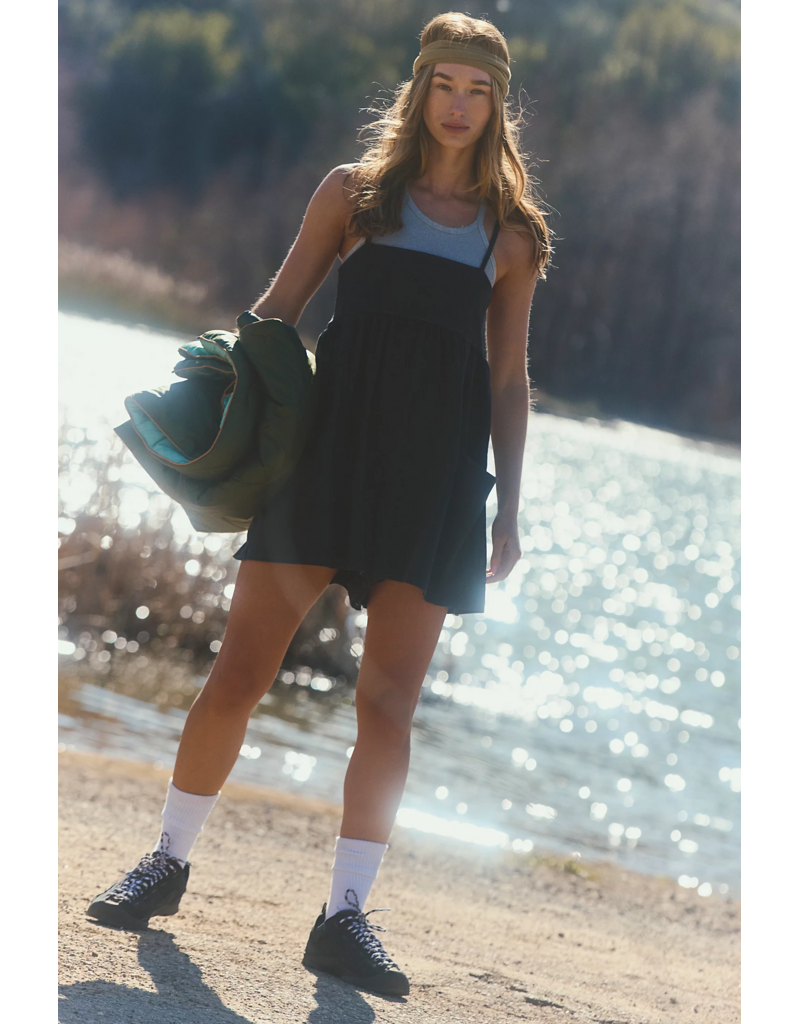 FREE PEOPLE MOVEMENT Hot Shot Strappy Romper in Black