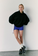 FREE PEOPLE MOVEMENT A Cut Above Mock Neck Pullover Sweatshirt in Black