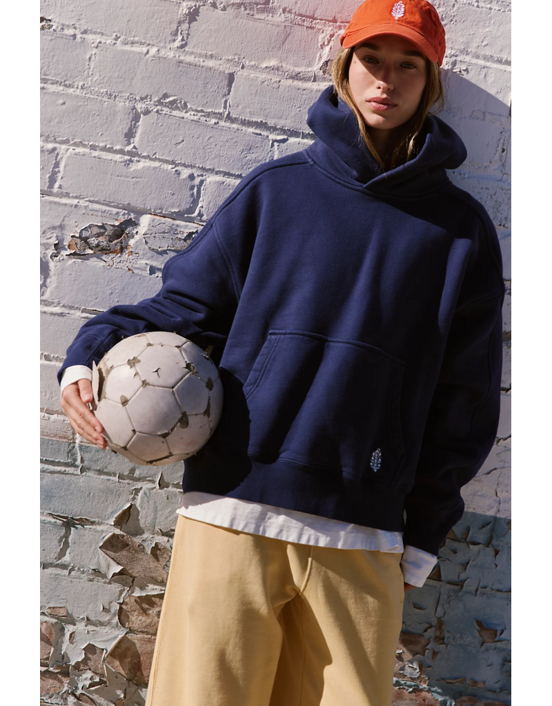 FREE PEOPLE MOVEMENT A Cut Above Hoodie in Midnight Navy