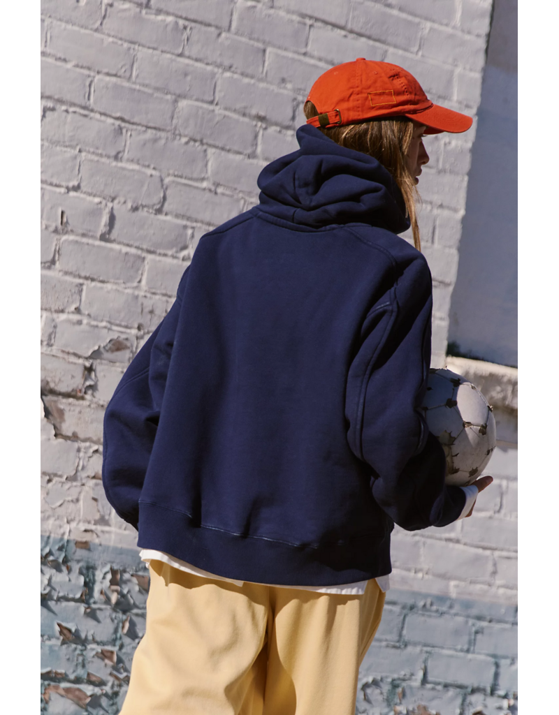 FREE PEOPLE MOVEMENT A Cut Above Hoodie in Midnight Navy