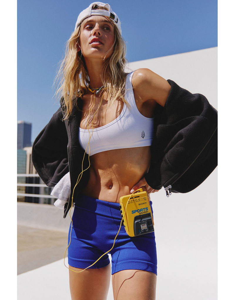 FREE PEOPLE MOVEMENT A Cut Above Zip-Up Hoodie in Black