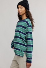 FREE PEOPLE MOVEMENT Printed Hustle Layer in Navy/Green Glow Combo