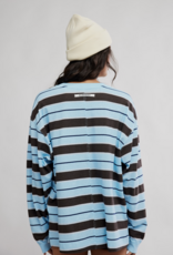 FREE PEOPLE MOVEMENT Printed Hustle Layer in Bright Blue/Chocolate Combo