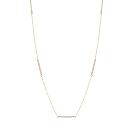 ENEWTON DESIGN Hope Bliss Simplicity Chain 15" Necklace in Silky White/Gold