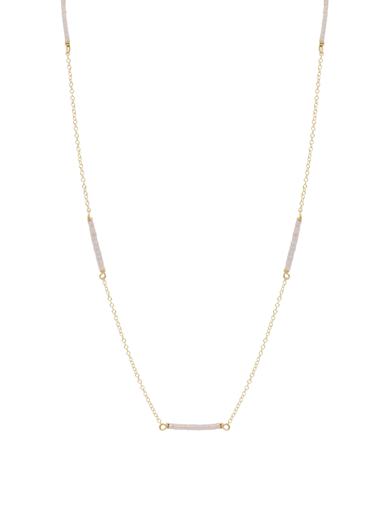 ENEWTON DESIGN Hope Bliss Simplicity Chain 15" Necklace in Silky White/Gold