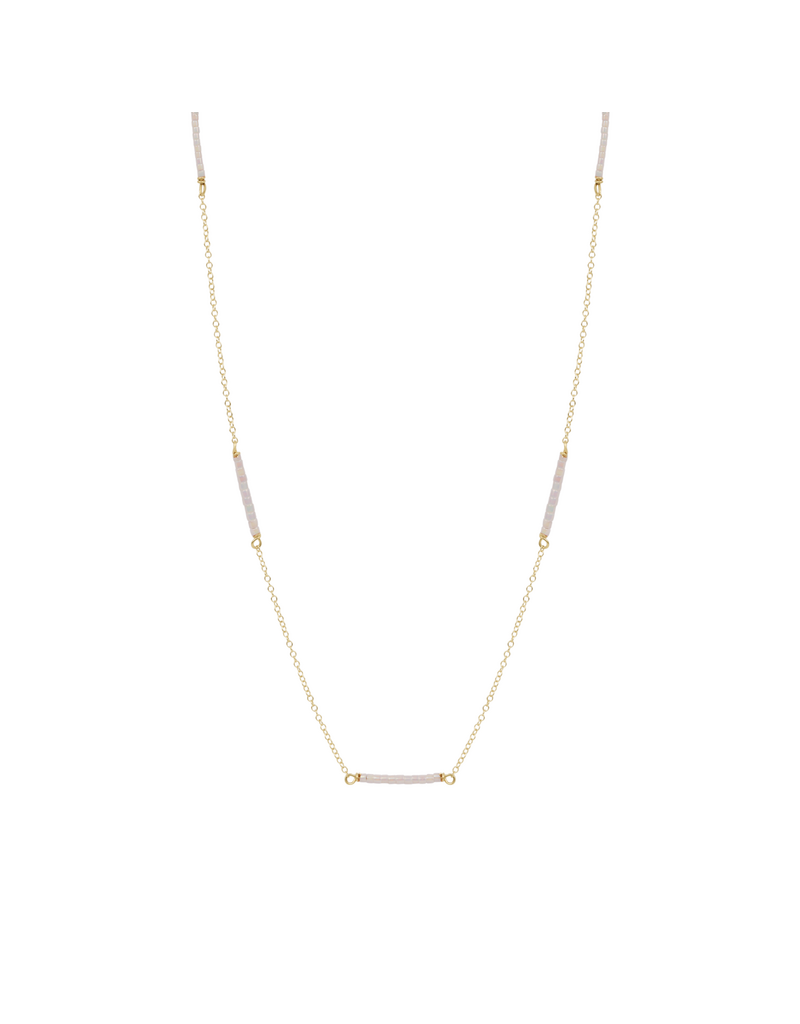 ENEWTON DESIGN Hope Bliss Simplicity Chain 15" Necklace in Silky White/Gold