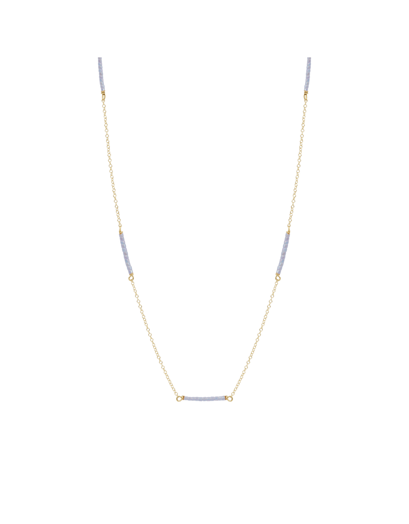 ENEWTON DESIGN Hope Bliss Simplicity Chain 15" Necklace in Ocean Mist/Gold
