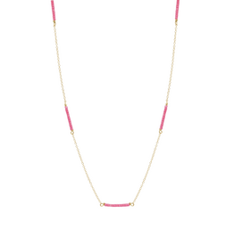 ENEWTON DESIGN Hope Bliss Simplicity Chain 15" Necklace in Bubblegum/Gold
