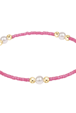 ENEWTON DESIGN Hope Purpose Pearl Bracelet in Bubblegum/Gold