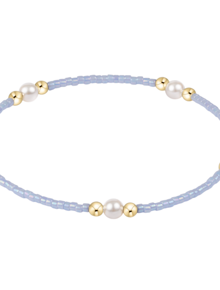 ENEWTON DESIGN Hope Purpose Pearl Bracelet in Ocean Mist/Gold