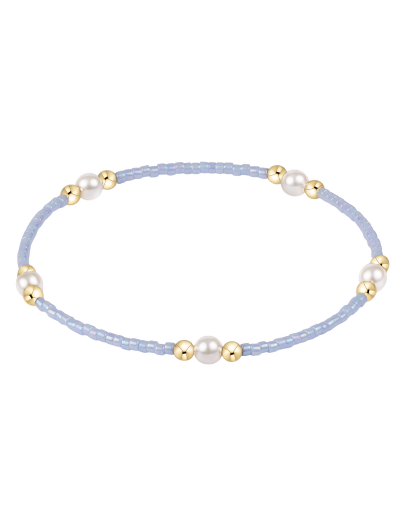 ENEWTON DESIGN Hope Purpose Pearl Bracelet in Ocean Mist/Gold