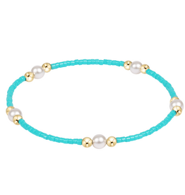 ENEWTON DESIGN Hope Purpose Pearl Bracelet in Turquoise/Gold