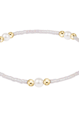 ENEWTON DESIGN Hope Purpose Pearl Bracelet in Silky White/Gold