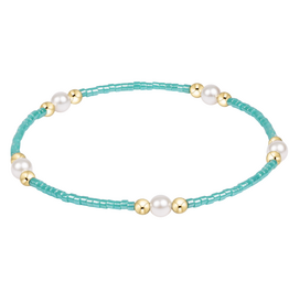 ENEWTON DESIGN Hope Purpose Pearl Bracelet in Sea Glass/Gold
