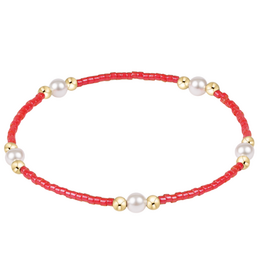 ENEWTON DESIGN Hope Purpose Pearl Bracelet in Sherbert/Gold