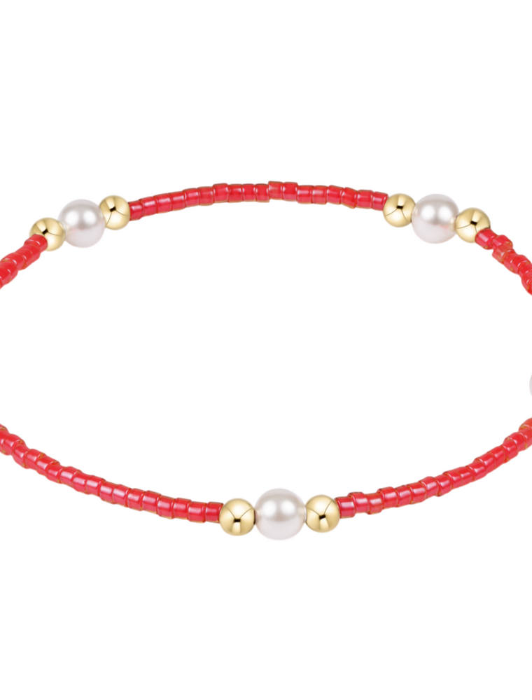 ENEWTON DESIGN Hope Purpose Pearl Bracelet in Sherbert/Gold