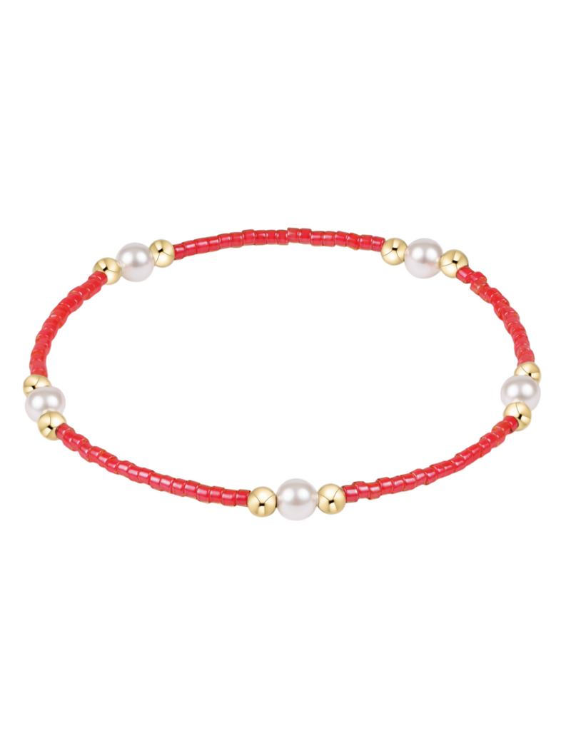 ENEWTON DESIGN Hope Purpose Pearl Bracelet in Sherbert/Gold