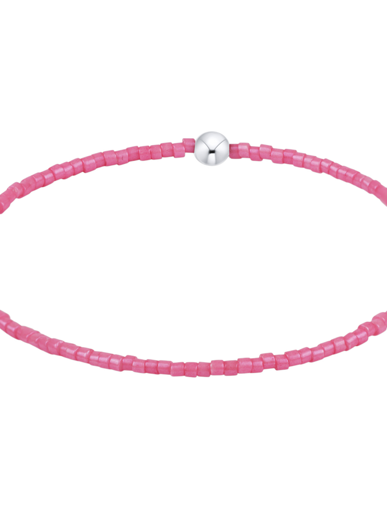 ENEWTON DESIGN Hope Classic Bracelet in Bubblegum/Silver
