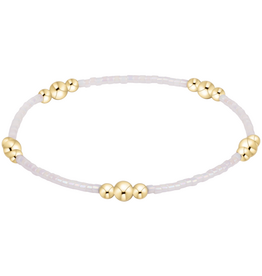 ENEWTON DESIGN Hope Purpose Bracelet in Silky White/Gold