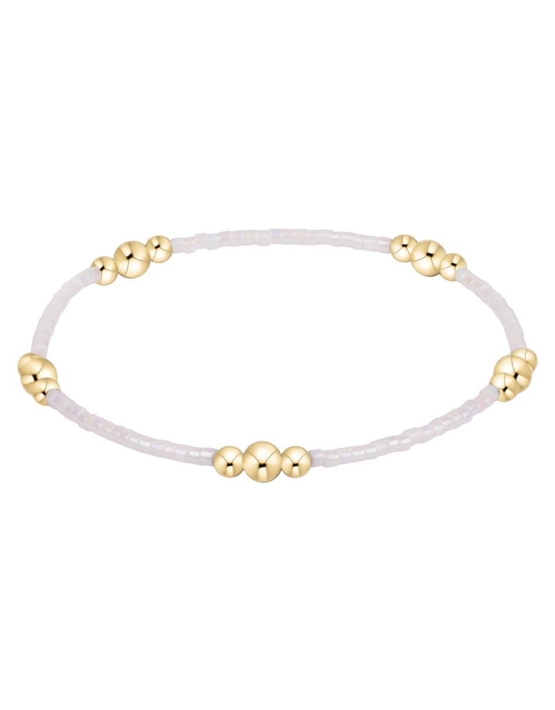 ENEWTON DESIGN Hope Purpose Bracelet in Silky White/Gold