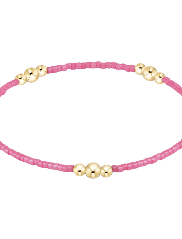 ENEWTON DESIGN Hope Purpose Bracelet in Bubblegum/Gold