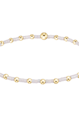 ENEWTON DESIGN Hope Sincerity Bracelet in Silky White/Gold