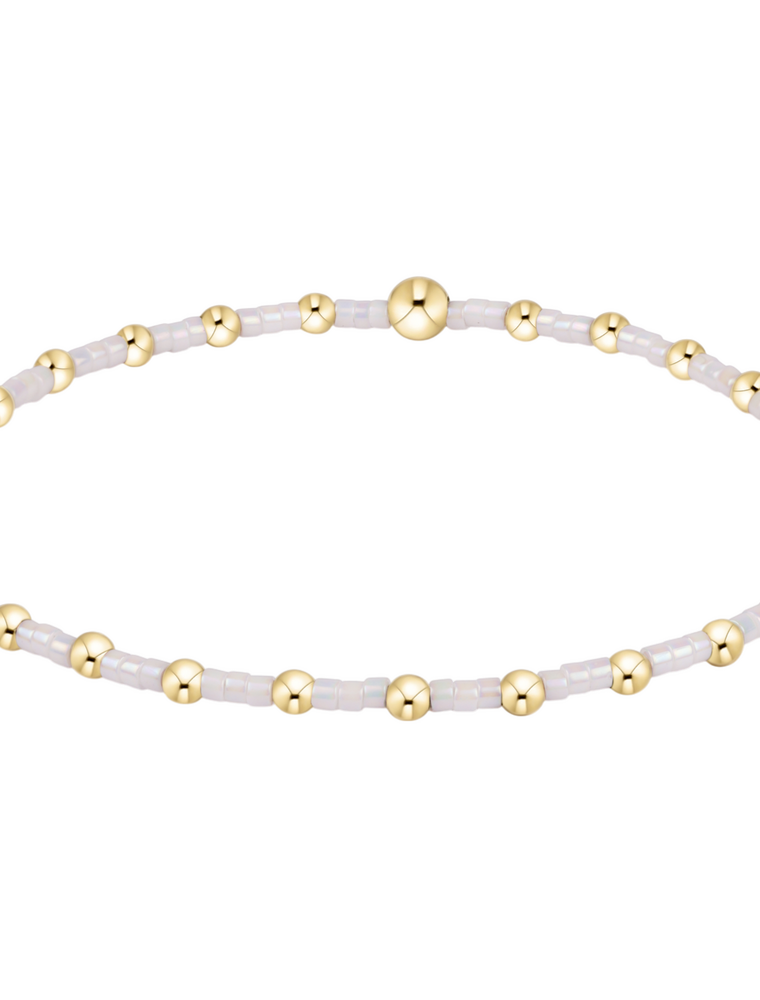 ENEWTON DESIGN Hope Sincerity Bracelet in Silky White/Gold